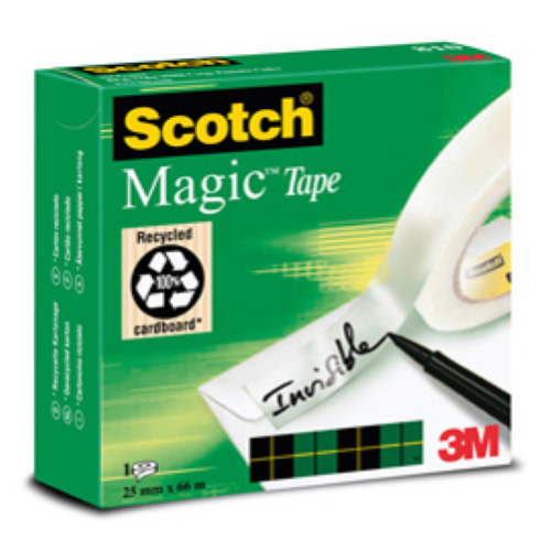 SCOTCH MAGIC NASTRO ADESIVO 25MMX66M TRASPARENTE